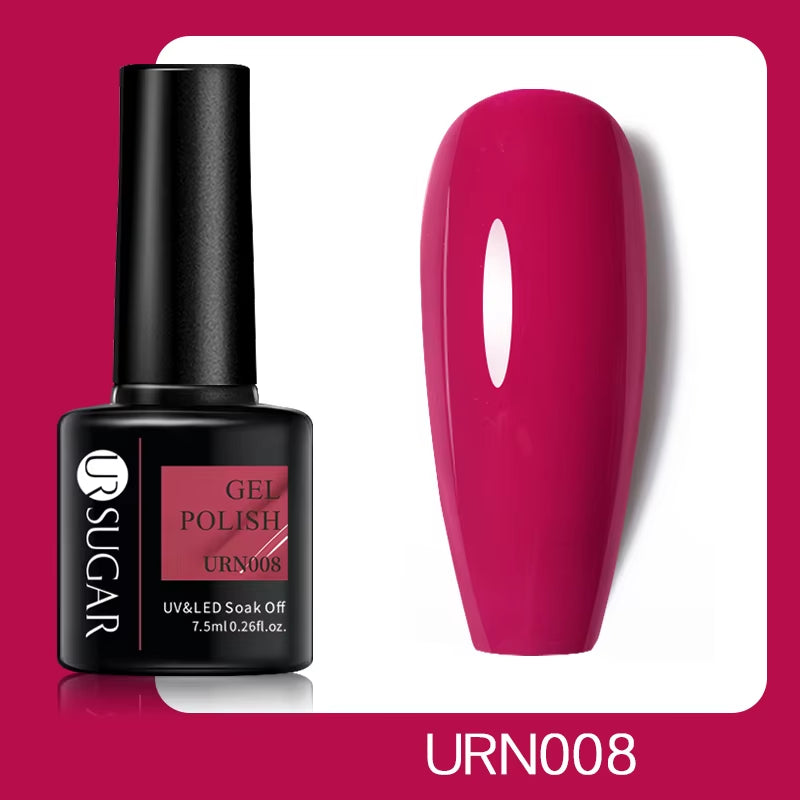 7.5Ml Champagne Gold Reflective Gel Nail Polish Bright Sparkling Glitter French Semi Permanent Nail Painting UV Gel