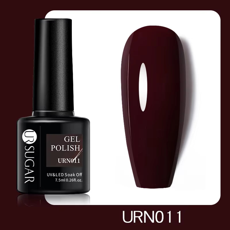 7.5Ml Champagne Gold Reflective Gel Nail Polish Bright Sparkling Glitter French Semi Permanent Nail Painting UV Gel