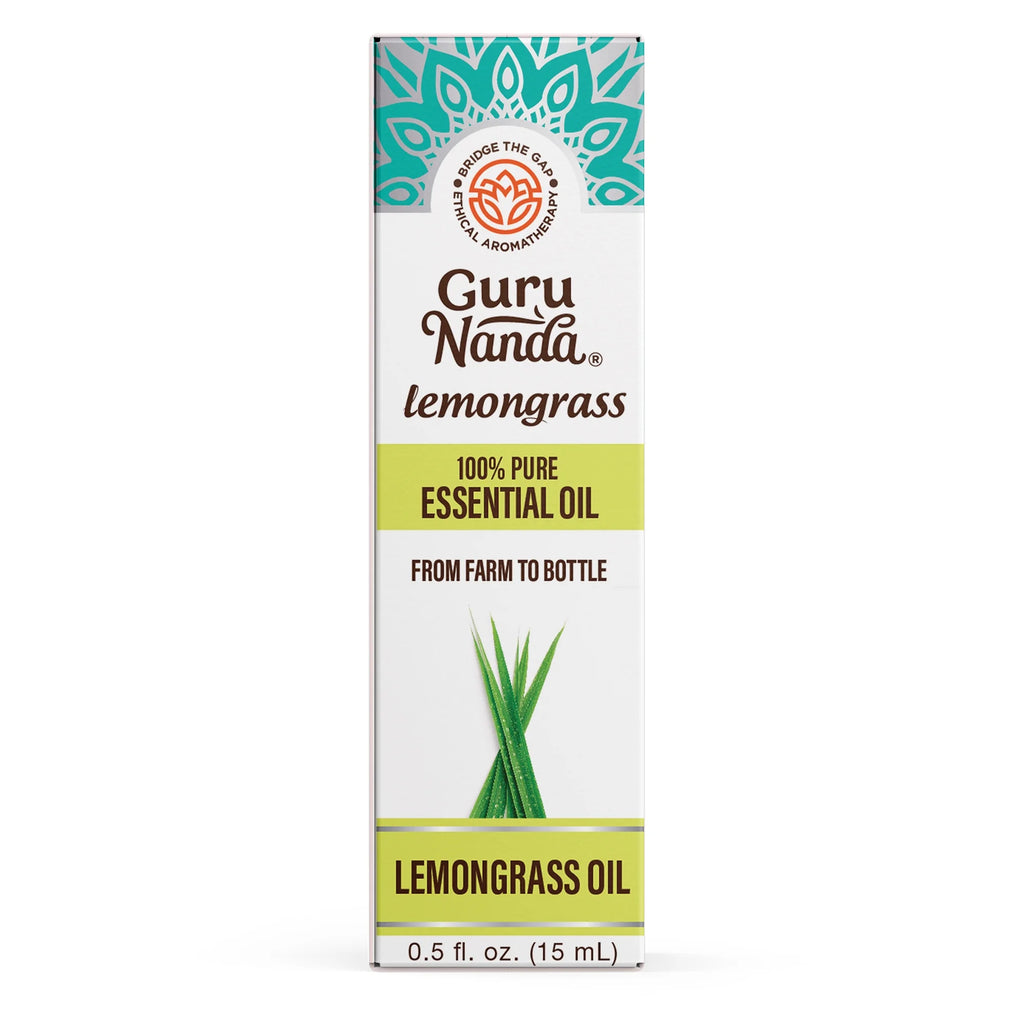 100% Pure & Natural Lemongrass Essential Oil for Aromatherapy & Diffuser - 15Ml