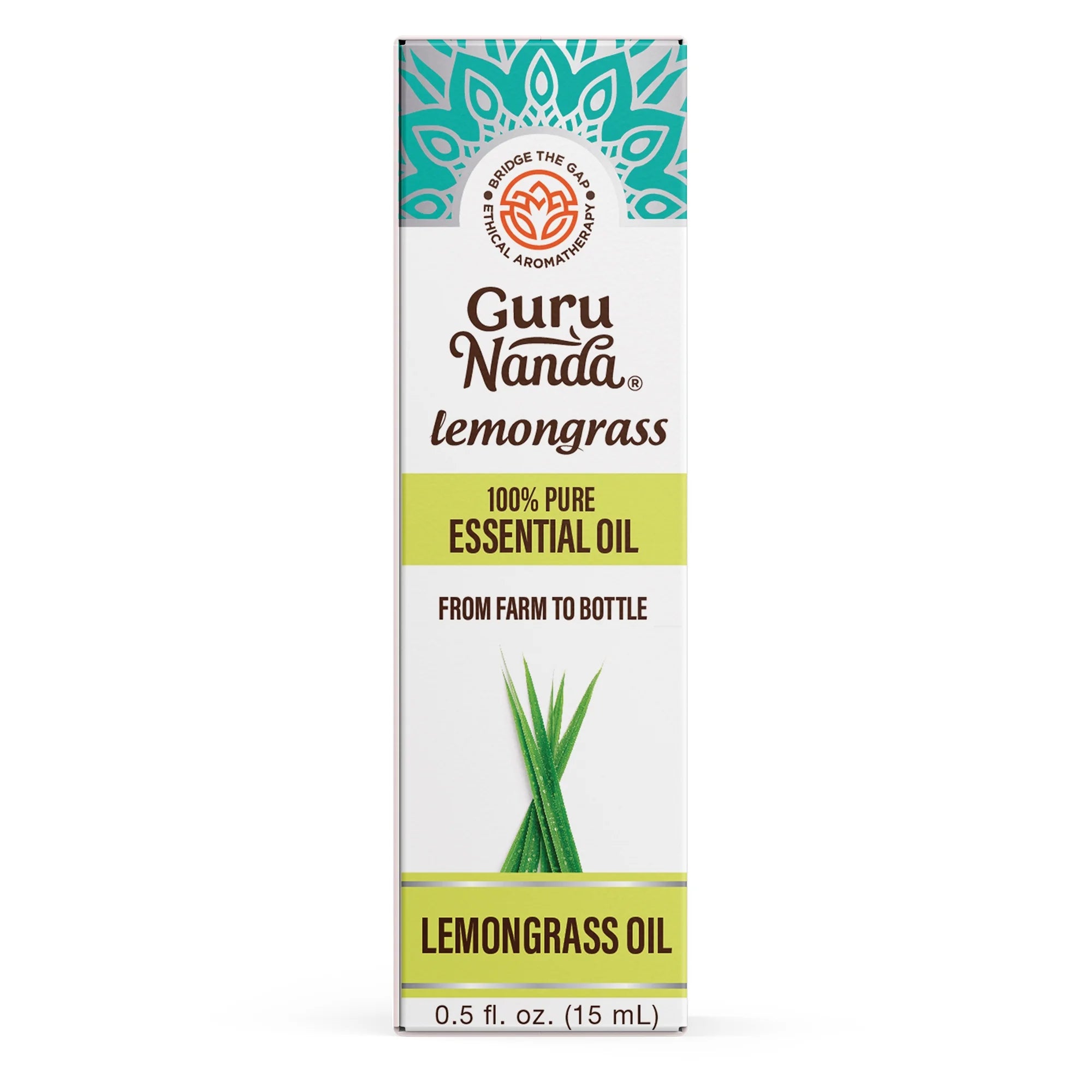 100% Pure & Natural Lemongrass Essential Oil for Aromatherapy & Diffuser - 15Ml