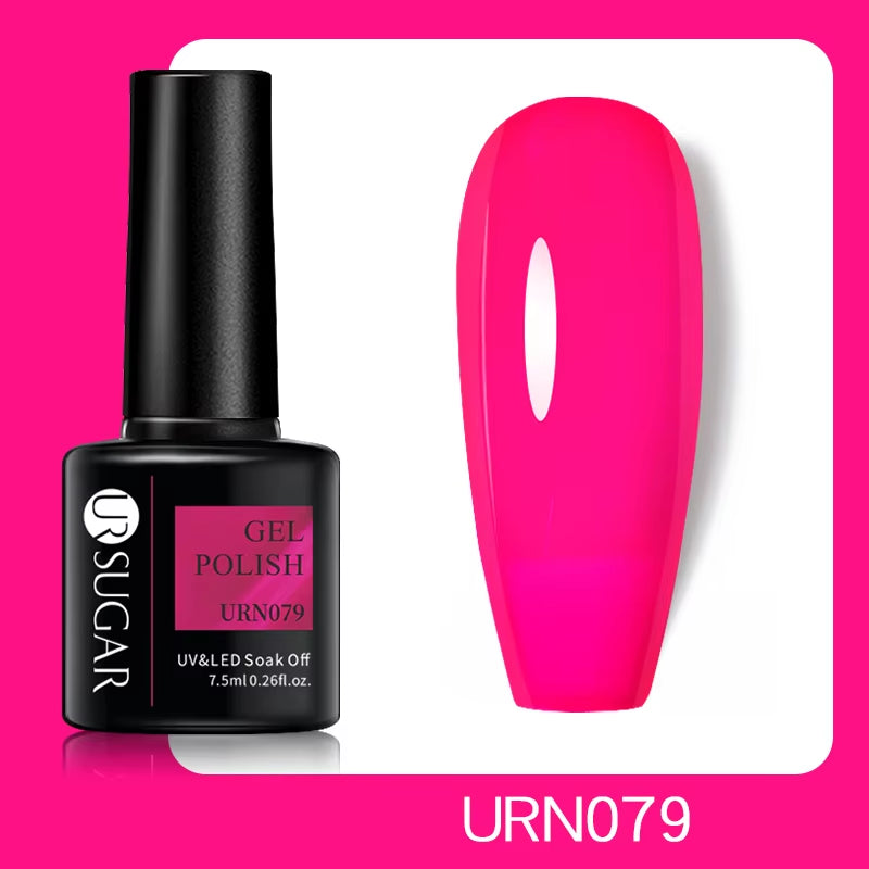 7.5Ml Champagne Gold Reflective Gel Nail Polish Bright Sparkling Glitter French Semi Permanent Nail Painting UV Gel