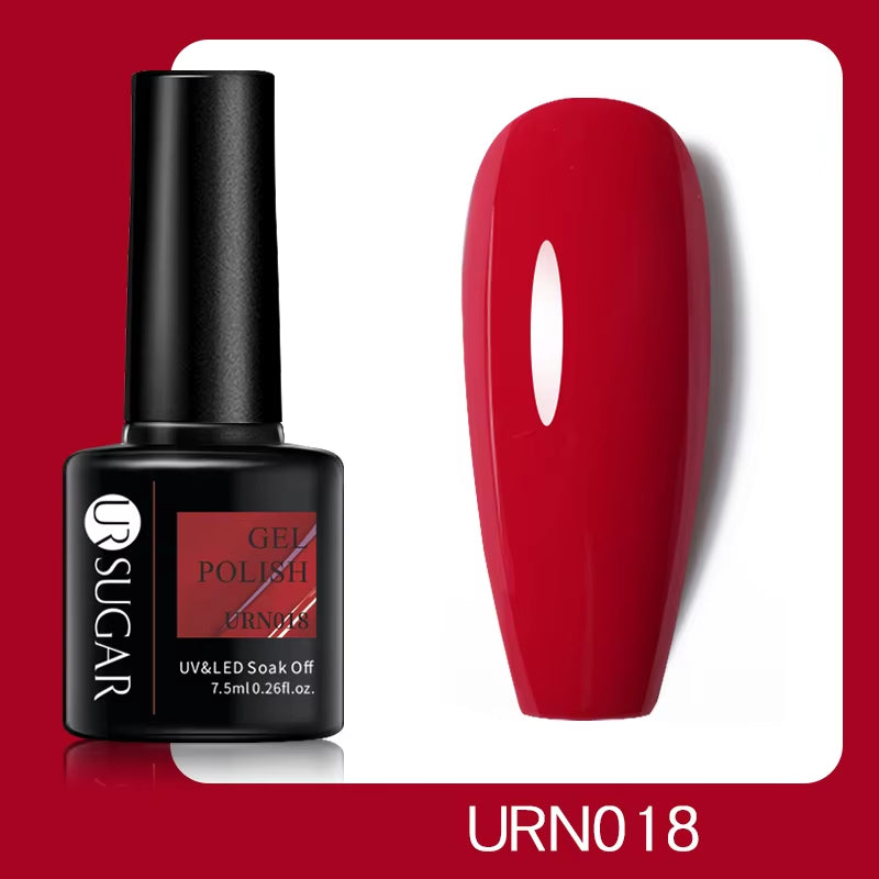 7.5Ml Champagne Gold Reflective Gel Nail Polish Bright Sparkling Glitter French Semi Permanent Nail Painting UV Gel